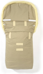Hofbrucker Lammfell-Fußsack Putzi Kinderwagen, Buggy/Winterfußsack wind- & wasserabweisend/Warmer Fußsack Oberteil abnehmbar/echtes Lammfell/Made in Germany