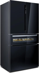 SIEMENS KF96NVPEA iQ300 Multi-Door-Kühlschrank, 183 x 91 cm, 405 L Kühlen & 200 L Gefrieren, hyperFresh längere Frische, noFrost nie wieder abtauen, superCooling schnellere Kühlung