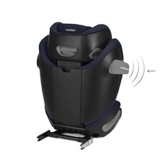 CYBEX Gold Kindersitz Solution S2 i-Fix, Für Autos mit und ohne ISOFIX, 100 - 150 cm, Ab ca. 3 bis 12 Jahre (15 - 50 kg), Lava Grey