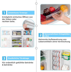 COSTWAY 90L Kühlschrank mit 27L Gefrierfach Kühl-Gefrier-Kombination Standkühlschrank Gefrierschrank mini Kühlschrank (weiß)