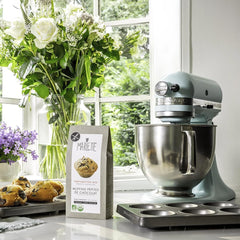 KitchenAid Küchenmaschine I Artisan I Kippbarem Food Processor I Teigknetmaschine mit 5 Zubehör | 2 Schüsseln aus Edelstahl | 4.8 L | Pistaccio
