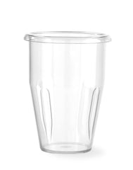 HENDI Milchshake Maker, Inkl. 2 Mixbechers (Edelstahl und Polykarbonat) und 4 austauschbaren Rührwerken, Drink mixer, Frappés, Getränkemixer, 230V/400W, 170x196x(H)490mm, Karamell