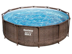 »Steel Pro Max™ DELUXE SERIES™« Framepool-Set, mit Filterpumpe und Leiter