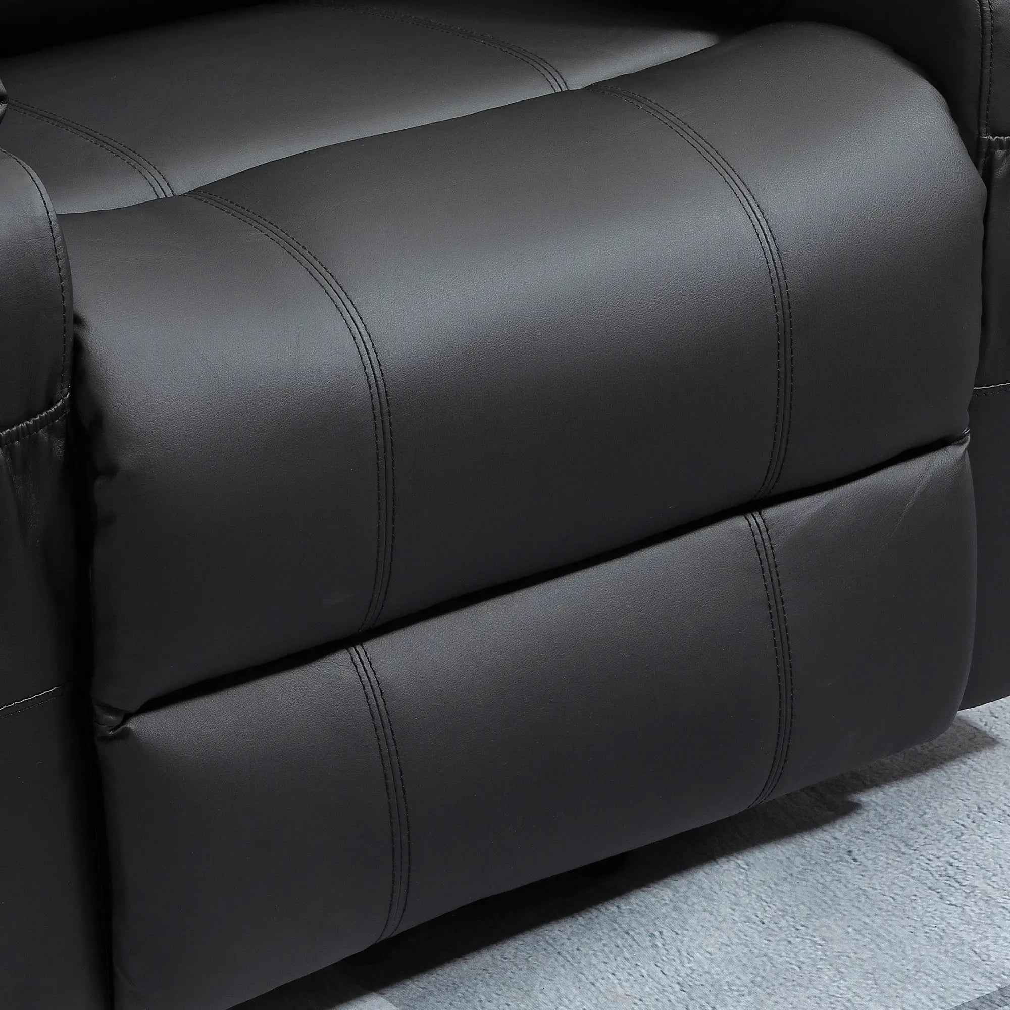 HOMCOM Aufstehsessel elektrisch Massage Liegefunktion