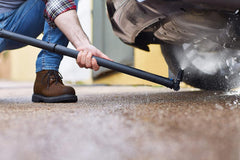 Nilfisk bar Hochdruckreiniger mit Induktionsmotor (inkl. Patio Cleaner Flächenreiniger und rotierende Bürste) E145.4-9 blau