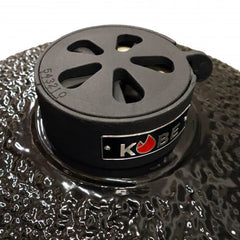 Kobe Kamado Holzkohlegrill Professional XL Black Edition, 23,5 , 113x81x113 cm