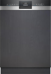 Siemens SN43ES14VE, iQ300 Smarter Geschirrspüler, Unterbau-Spülmaschine mit Besteckschublade, 60 cm, automatische Türöffnung dank autoOpen dry, besonders leise mit iQdrive-Motor, aquaStop, Edelstahl