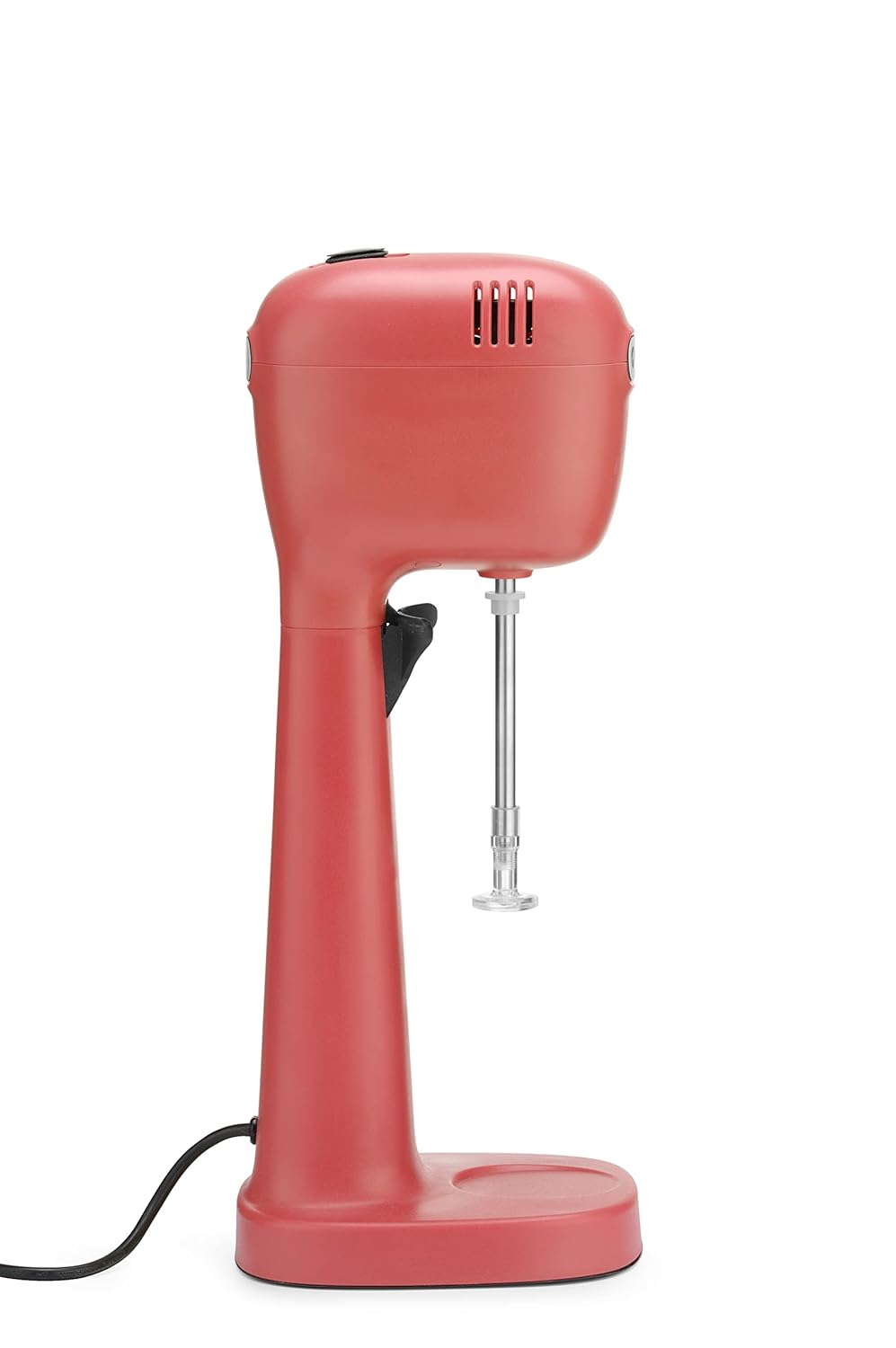 HENDI Milchshake Maker, Inkl. 2 Mixbechers (Edelstahl und Polykarbonat) und 4 austauschbaren Rührwerken, Drink mixer, Frappés, Getränkemixer, 230V/400W, 170x196x(H)490mm, Karamell
