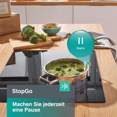 Gorenje GI6401BCE Induktions-Kochfeld / 60 cm/TouchControl/PowerBoost/Timer/ChildLock/Restwärmeanzeige/Schwarz