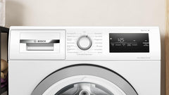 BOSCH WAN28127 Waschmaschine Serie 4, Frontlader mit 8kg Fassungsvermögen, 1400 UpM, Iron Assist, Active Water Plus, EcoSilence Drive, Speed Perfect, Weiß, 60cm