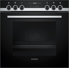 Siemens EQ522IA01, Einbauherd-Set, Bestehend aus HE517GBS4 Herd, 60 x 60 cm, 3D Heißluft, Selbstreinigung, Clip Auszug & EI645CFB6E Induktionskochfeld, Bräterzone, powerBoost, Edelstahl Rahmen