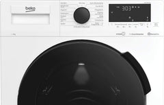 Beko WMC91464ST1 b300 Waschvollautomat, Waschmaschine, 9 kg, Bluetooth, ProSmart Inverter Motor, Dampffunktion, Pet Hair Removal, Watersafe+, Weiß