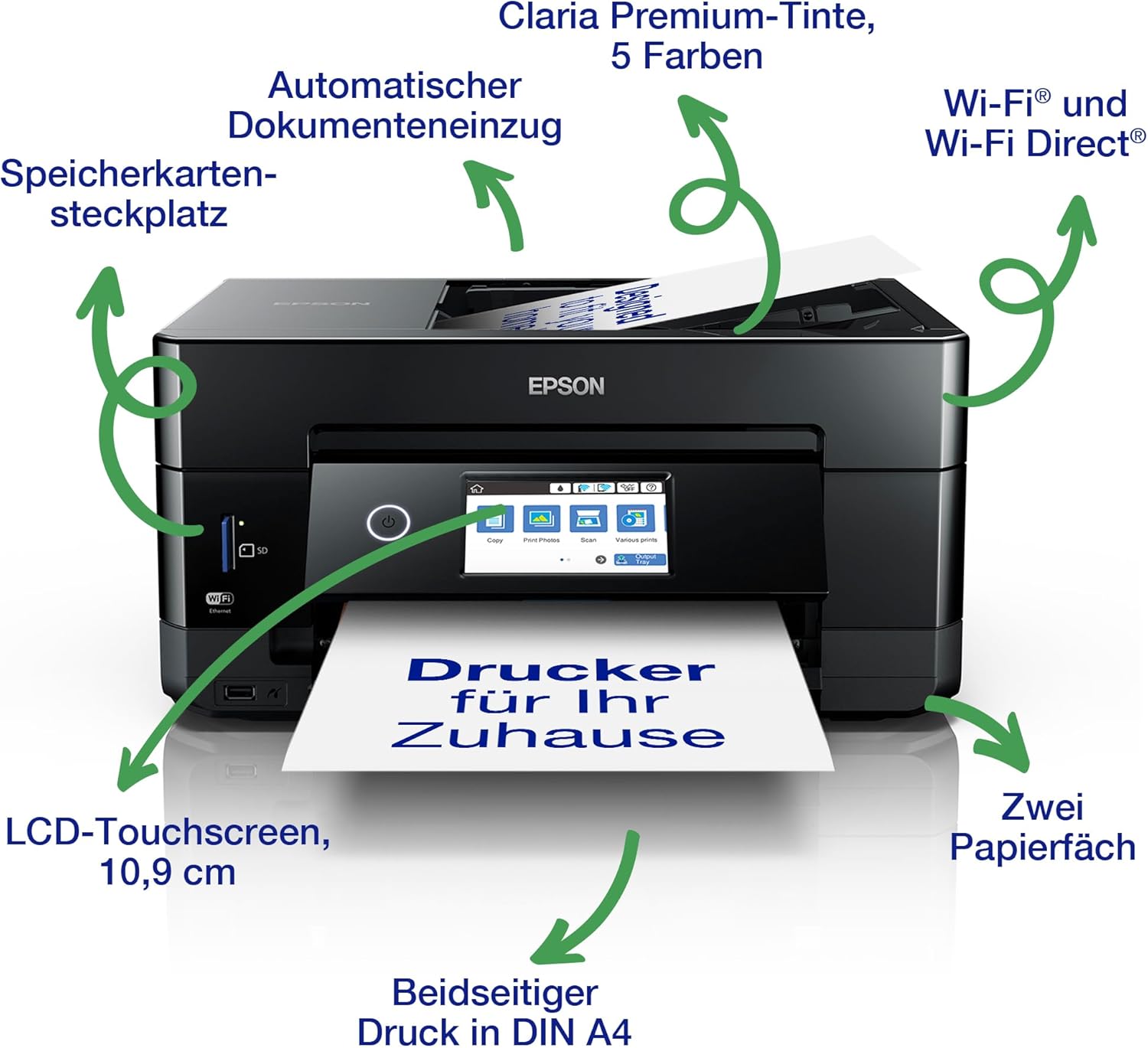 Epson Expression Premium XP-7100 A4 kabelloser Multifunktionstintenstrahldrucker