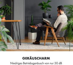 Klarstein Mobile Klimaanlage mit Abluftschlauch, 3-in-1 Klimagerät mit Ventilator & Luftentfeuchter, Kleine & Portable Klimaanlage für Wohnung & Büro, mit Nachtmodus & App-Steuerung, 7000 BTU