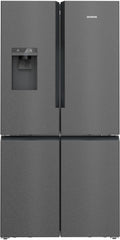 SIEMENS KF96NVPEA iQ300 Multi-Door-Kühlschrank, 183 x 91 cm, 405 L Kühlen & 200 L Gefrieren, hyperFresh längere Frische, noFrost nie wieder abtauen, superCooling schnellere Kühlung