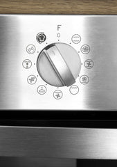 Privileg PBWR6 OH5F IN Einbau-Backofen/ Energieffizienzklasse A/ 71 L/ Hydrolyse-Reinigungsfunktion/ Multifunktions-Umluftbackofen Mit 7 Funktionen/ Edelstahl/ Turn&Go/ Click&Clean