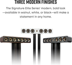 Polk Audio SIGS35CELWT Signature Elite ES35 Centerlautsprecher, schlanker, hochauflösender Center Lautsprecher, Hi-Res Zertifiziert, Dolby Atmos und DTS:X kompatibel, Weiß