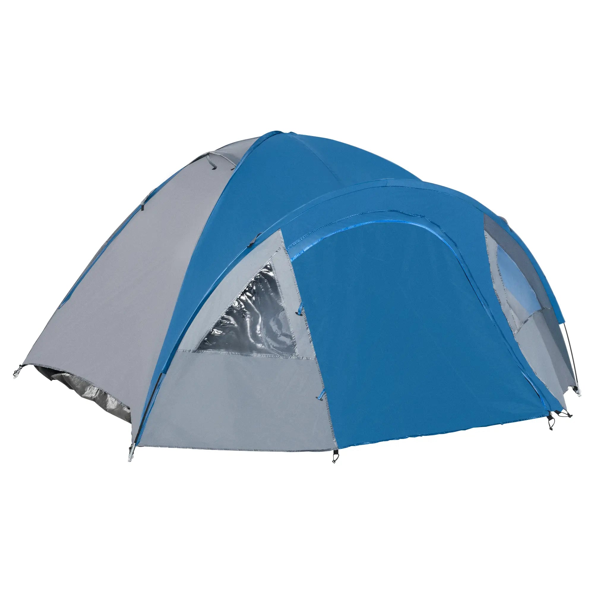 Outsunny Campingzelt 4 Personen 4-Jahreszeiten mit Vorraum Outdoor
