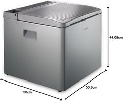 Dometic CombiCool RC 1200 EGP - silent, electrical absorber cooler with gas connection 50 mbar, 40 liters, 12 V and 230 V for car, truck and socket