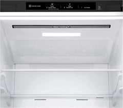 LG GBP62MCNBC, Klasse B, 384 L, Kühl-/ Gefrierkombination, Frische Features, Kühlschrank mit Gefrierfach und Innendisplay, DoorCooling+, LINEARCooling, 59,5 x 203 x 67,5 cm ꟷ Matte Black