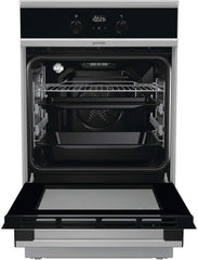 Gorenje GEIT5C61SPG Standherd mit Induktionskochfeld, 50 cm, 70 Liter,Silber, PerfectGrill, AirFry, FrozenBake, Pizza Mode 300°C, AquaClean, Made in Europe, inox
